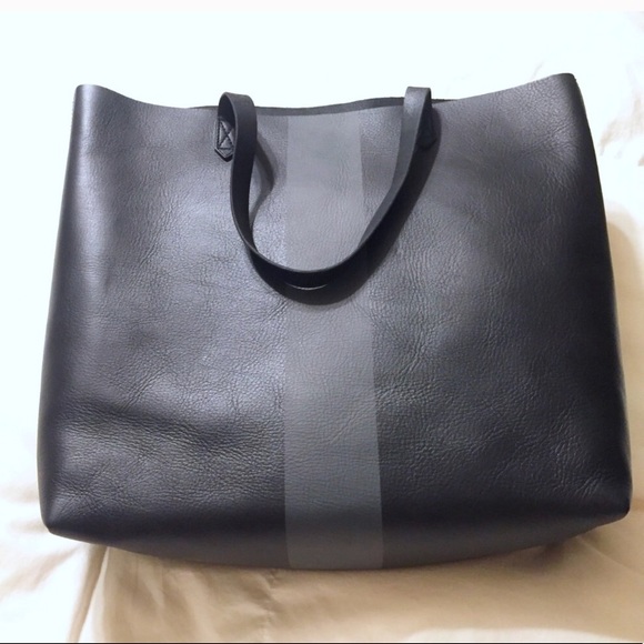 madewell // black paint stripe transport bag - Picture 5 of 7